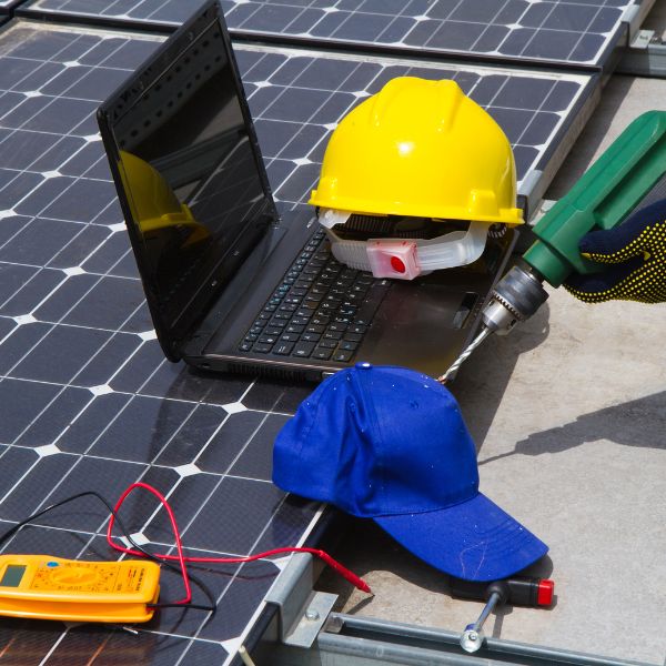 texas highlands electric solar installation